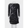 Printed A-line dress
