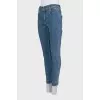 Джинси slim fit блакитного кольору