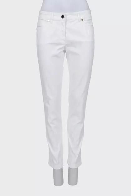 Джинси slim fit в анімалістичний принт
