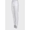 Джинси slim fit в анімалістичний принт