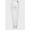 Джинси slim fit в анімалістичний принт