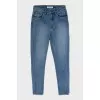 Джинси skinny fit блакитного кольору