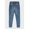 Джинси skinny fit блакитного кольору
