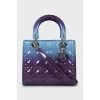 Сумка Lady Dior в принт градієнт
