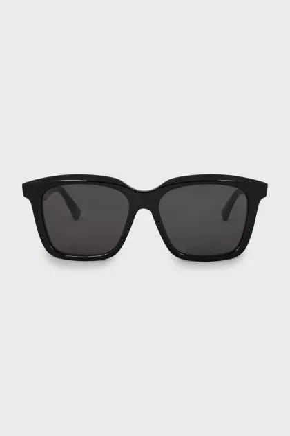 Солнцезащитные очки wayfarer с золотистым декором