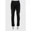 Чоловічі чорні джинси slim fit
