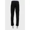 Чоловічі чорні джинси slim fit