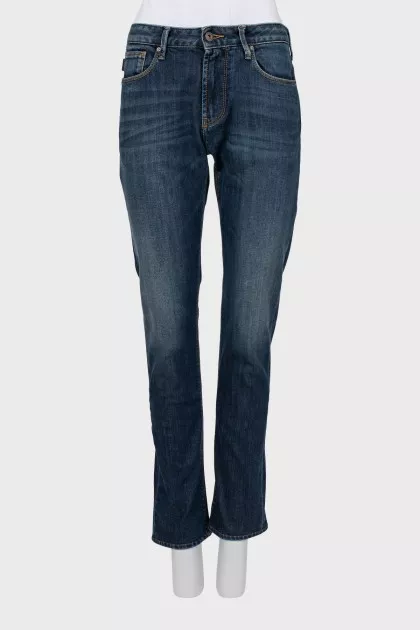 Сині джинси slim fit