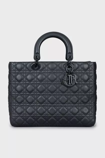 Чорна сумка Lady Dior