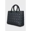 Чорна сумка Lady Dior