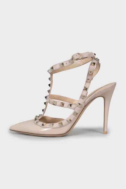 Туфлі з лакованої шкіри Rockstud