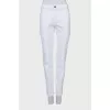 Джинсы skinny fit белого цвета