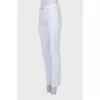 Джинсы skinny fit белого цвета