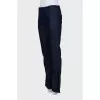 Джинсы straight fit синего цвета