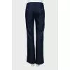 Джинсы straight fit синего цвета