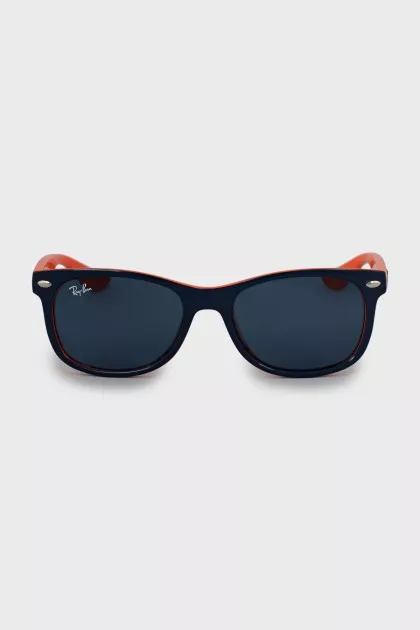 Двухцветные солнцезащитные очки wayfarer