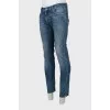 Чоловічі джинси slim fit з потертостями