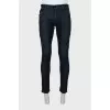 Чоловічі темно-сині джинси slim fit