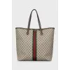 Сумка The Hacker Project Graffiti Tote by Balenciaga x Gucci