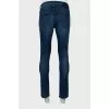Мужские джинсы slim fit синего цвета