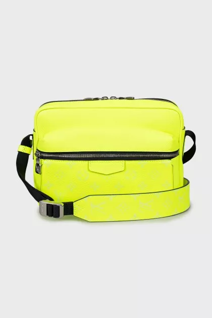 Чоловіча жовта сумка Outdoor Messenger