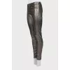 Серые джинсы skinny fit с биркой