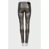 Серые джинсы skinny fit с биркой