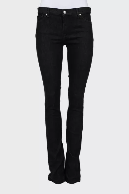 Джинсы skinny fit черного цвета