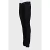 Джинсы skinny fit черного цвета