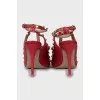 Кожаные босоножки Rockstud