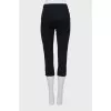 Укорочені чорні джинси skinny fit