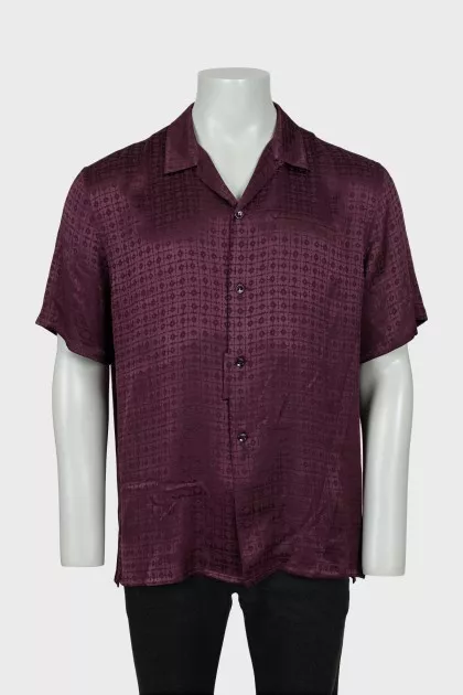 Men's Short Sleeve Shirt with Tag