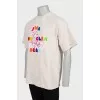 Чоловіча футболка by 1 Moncler x JW Anderson