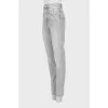 Світло-сірі джинси slim fit