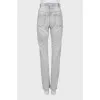 Світло-сірі джинси slim fit