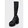 Чоботи Spice Black Stretch