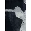 Черно-белый шарф с логотипом