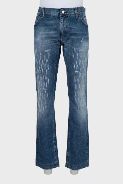 Мужские джинсы regular fit с биркой