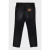 Джинси straight fit на середній посадці