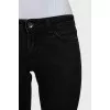 Чорні джинси skinny fit на низькій посадці