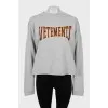 Двусторонний свитшот by Vetements x Champion