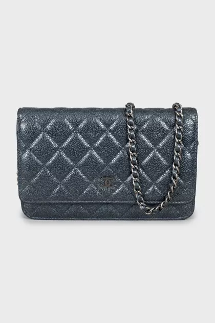 Шкіряна міні-сумка Wallet on Chain