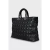 Чорна сумка Lady Dior