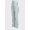 Блакитні джинси wide leg fit