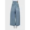 Джинси baggy fit з необробленим краєм