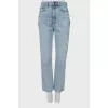 Голубые джинсы straight fit