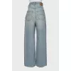 Джинси baggy fit блакитного кольору