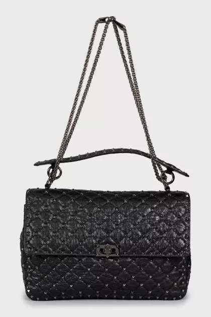 Шкіряна сумка Rockstud Spike