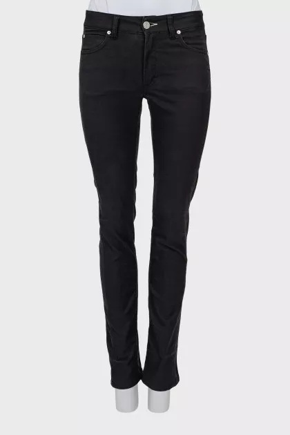 Джинси slim fit чорного кольору