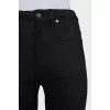 Чорні джинси skinny fit на середній посадці